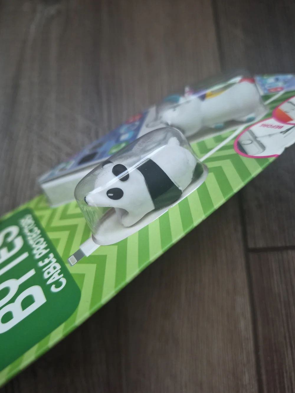 Tzumi Cord Bytes Cable Protectors - White Panda & White Unicorn